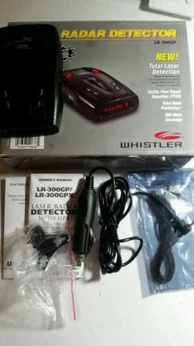 Whistler lr-300gp radar detector with gps and 360 degrees coverage
