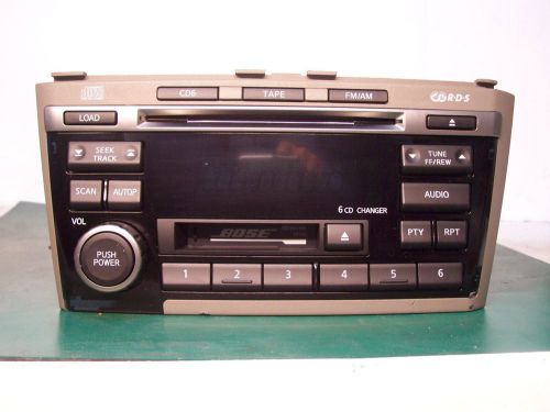 2002 03 bose infiniti i30 i35 radio 6 cd changer cr100 pn-2451d