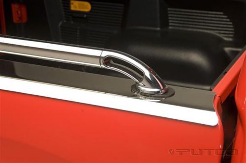 Stainless steel locker side rails for 2007-2015 toyota tundra 5.5&#039; bed