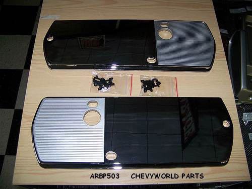 1968 chevelle el camino armrest backing plate