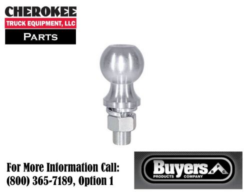 Buyers products 1802162, zinc towing ball 2-5/16&#034; x 1&#034; x 2-1/8&#034;