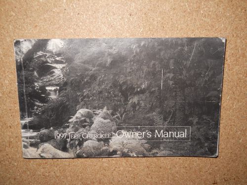 1997 jeep cherokee owners manual
