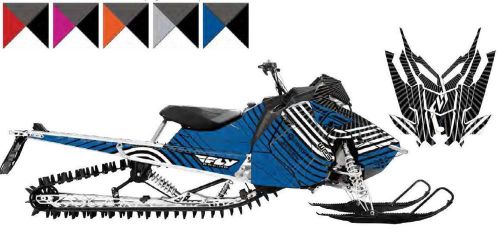 Arcticfx - 01-2-21-22-01 - fly racing 3.4 graphics, hood/side panel kit - red