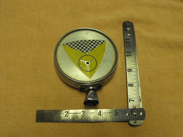 Vintage 1960s aftermarkert outside mirror, rat rod or early 60s custom! ugly!!!
