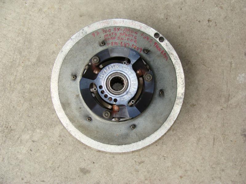 Yamaha viper snowmobile hymark roller secondary clutch helix  700 600 srx vmax 
