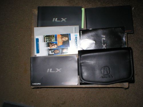 2014 acura ilx owners manual set with cover case