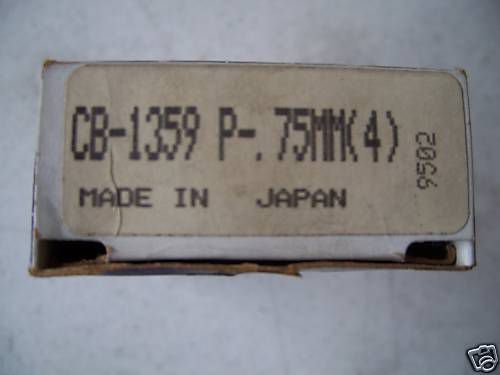 Toyota 2.2 l diesel pickup rod bearings cb1359p .75mm