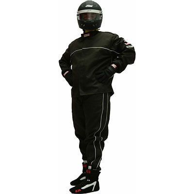 Rjs single-layer jr. driving pants, racer-1 redline, sfi-1, auto racing