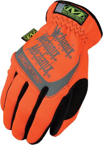 New mechanix wear safety fastfit gloves, hi-viz orange, 10-large/lg