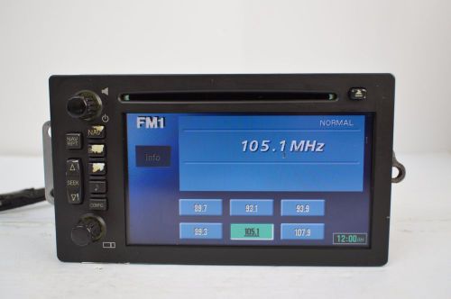 Cadillac chevy navigation gps bose lux radio cd player stereo display y33#020