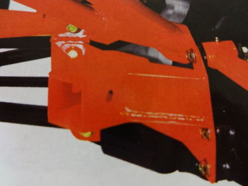 Polaris rzr  900 2012 2013 2014  2 inch reciever rear hitch dragonfire red