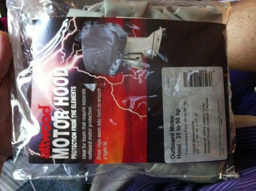 Attwood outdoor motor cover 25 to 50 hp - motor cover is 23&#034;x16&#034;x17&#034; new