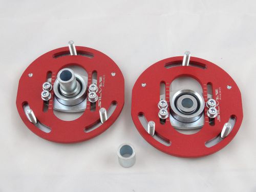 Camber plates fit bmw 2002 3d drift for stock or coilover domlager - red