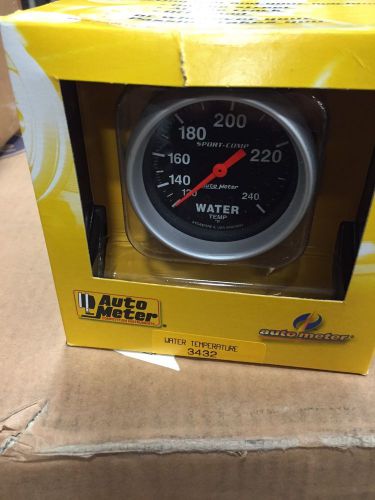 Auto meter water temp sport-comp gauges 3432