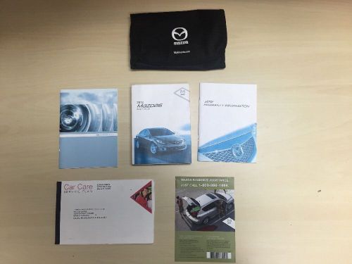Mazda 6 2012 owner&#039;s manual books with case oem/ / free shipping