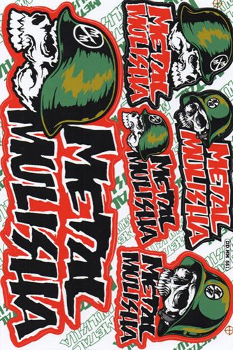 Motocross cascos pegatinas de la motocicleta metal mulisha cráneo stickers bike