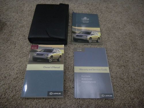 2008 lexus rx350 owners manual set with free shipping