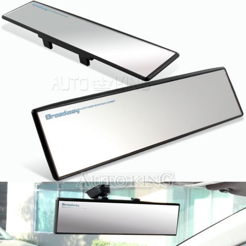 Universal car truck van flat clip on 300mm wide broadway rear view mirror