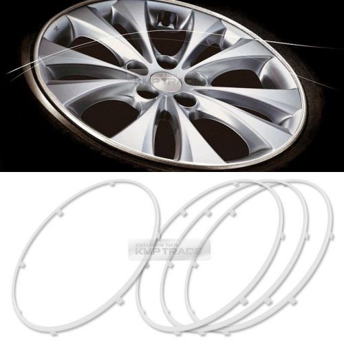 Car wheel spoke nylon white rim protector tire guard molding for all vehicle