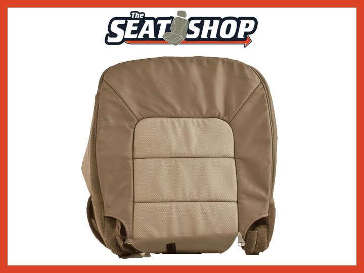 03 04 05 06 ford expedition eddie bauer 2tone tan perf leather cover lh bottom