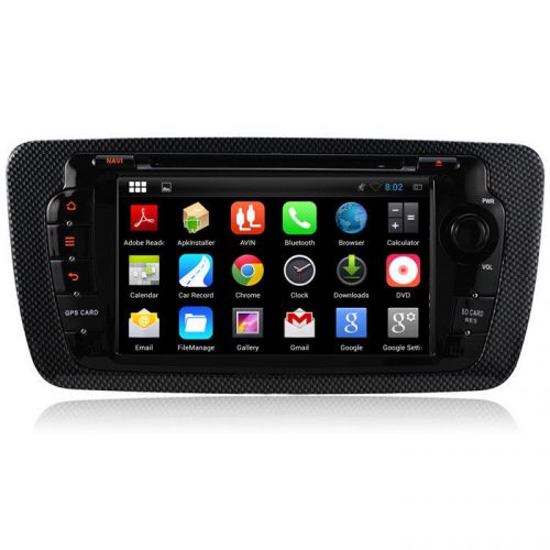 Android 5.1 car 2 din radio dvd gps for seat ibiza 2009-2014 navigation wifi