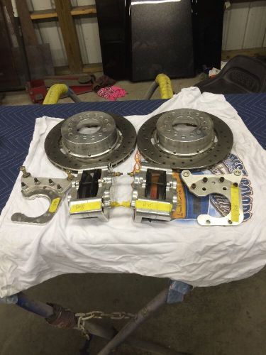 Aerospace components pro street brakes for new style ford axle ends.