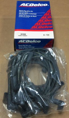 1979 1980 camaro &amp; others w/ v8 ignition wire set new ac delco 628m gm 12074084