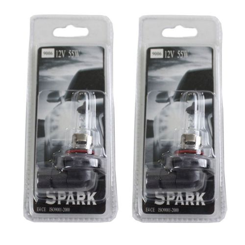 New spark 2x 9006 12v 55w replacement auto driving headlight fog light bulb