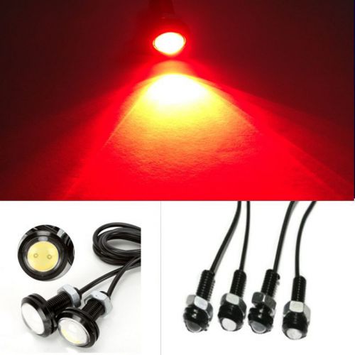 4x red led boat light waterproof outrigger spreader transom underwater troll