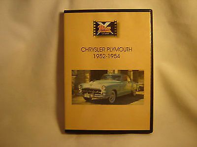 Dvd chrysler 1952 - 1954 classic car video collection