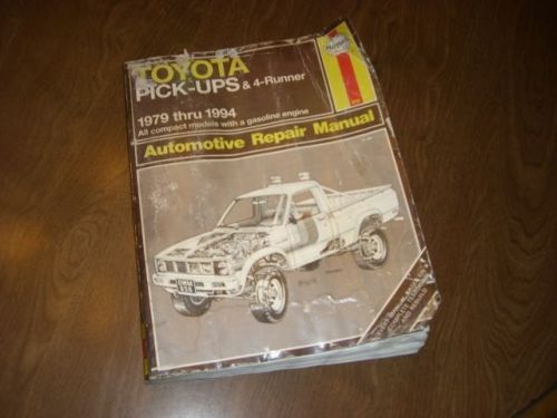 Haynes toyota pickups and 4-runner repair manual &#039;79-&#039;94