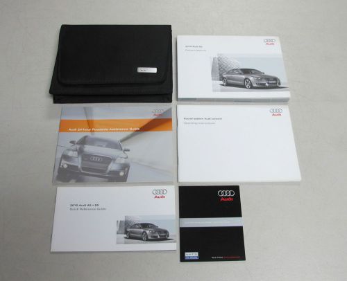 Genuine 2010 audi a5 owner&#039;s manual book set + wallet