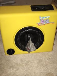 Street wave car speaker neon yellow