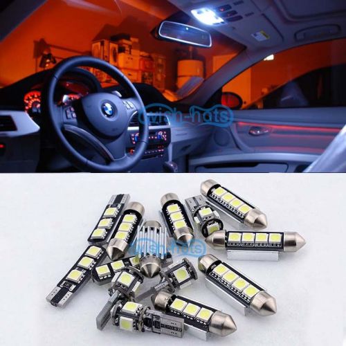 11x white canbus interior led light package kit for 10-14 vw mk6 mkvi gti golf