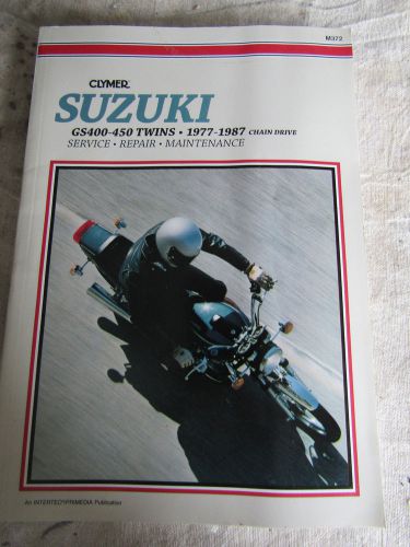 Suzuki manual  gs 400-450 twins   77-87  chain drive