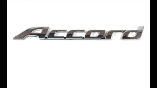New 08-15 honda accord rear chrome car emblem w/ 3m tape usa