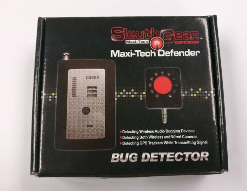 Spy hawk maxi-tech wired &amp; wireless hidden spy camera gps tracking bug detector