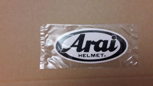 Arai original helmet stickers x2 11x5cm genuine