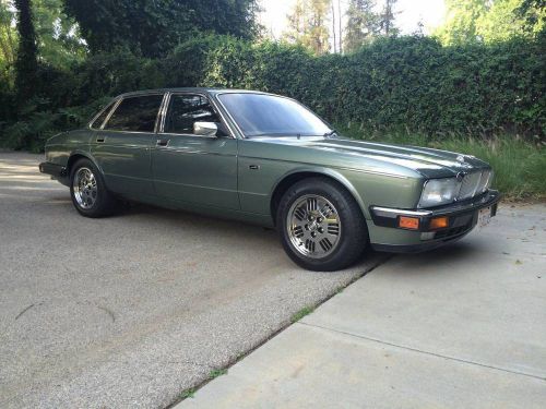 Classic/vintage 1994 jaguar xj6 vanden plas: jade green/tan/chrome - low mileage