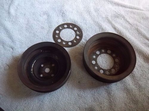 1967 - 1971 jeepster commando dauntless v6 kaiser jeep belt pulley pulleys