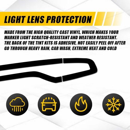 8X Smoked Blackout Taillight Vinyl Tint Precut Overlay For 2015-23 Dodge Charger, US $29.99, image 3