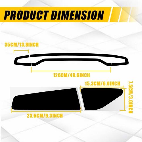 8X Smoked Blackout Taillight Vinyl Tint Precut Overlay For 2015-23 Dodge Charger, US $29.99, image 10