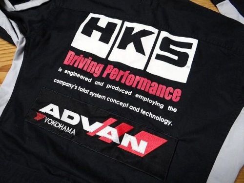 Hks yokohama advan" cover m size jacket work were not for sale