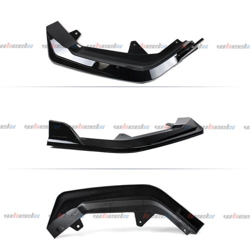 Gloss Black For Honda Civic 2022-2024 Sedan Hatchback Front Bumper Lip Spoiler, US $42.09, image 8