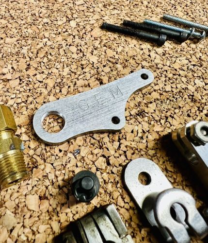 New Gem Tillotson Throttle Linkage Bracket, Vintage Kart, Leopard, Mac, Westbend, US $40.00, image 2