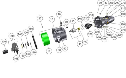 ROTAX STAINLESS STEEL FOR TWIN MOTORS STARBOARD IMPELLER 462233 SCARAB GLASTRON, US $249.00, image 4