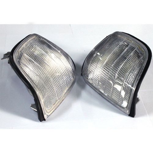 Pair Euro Corner Signal Light Clear for Depo 92-99 Mercedes Benz S Class W140, US $55.77, image 8