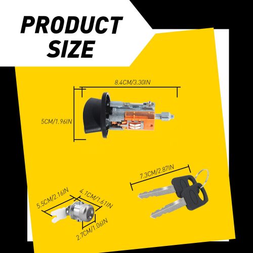 For F250 Ford F350 OE# Ignition Key Switch Lock Cylinder 2 & Door Tumbler Barrel, US $29.19, image 4