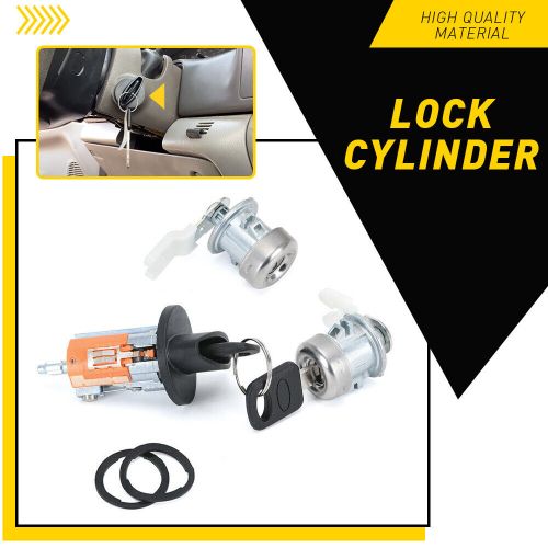 For F250 Ford F350 OE# Ignition Key Switch Lock Cylinder 2 & Door Tumbler Barrel, US $29.19, image 8