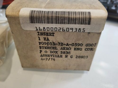 (7) STENCEL AERO ENG INSERT SLIPPER SEAT 472P410C026-7 1680-00-260-9385, US $75.00, image 4